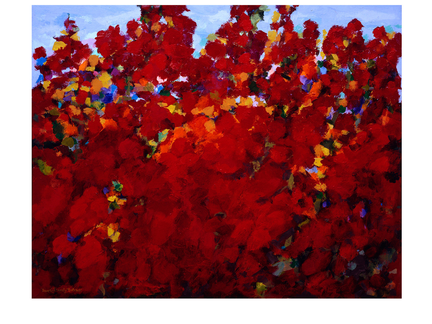 Dorothy Browdy Kushner Red Flowers-2